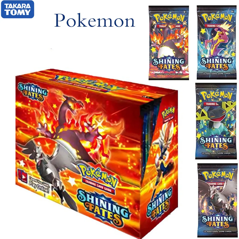 2021 горячая Распродажа 360 шт. карты Pokemon Сияющие Fates Booster Box торговая карта игра