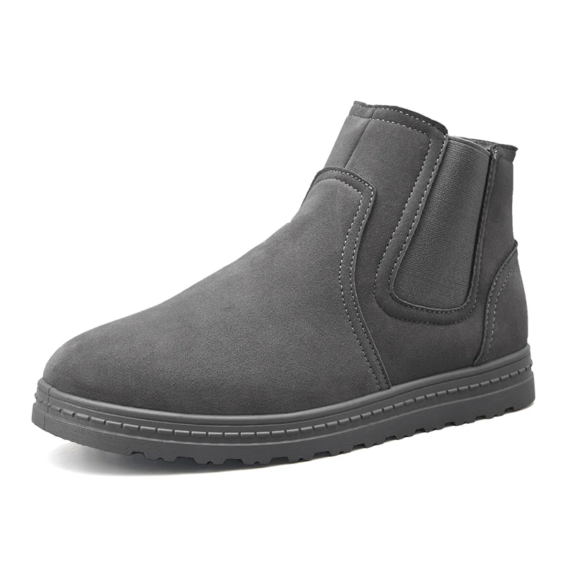 AODLEE Winter Plush Snow Boots For Men Shoes Warm Winter Men's Sneakers Footwear Fashion Outdoor Ankle Boots Mens Casual Shoes