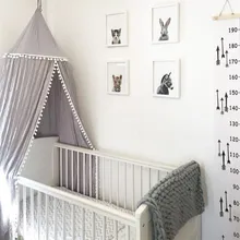 Детская кровать палатка для младенцев Hairball круглый висящий купол открытый малыш детская кроватка висячая Tienda детская постельные принадлежности Детская кроватка декор комнаты