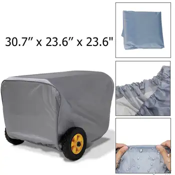 

Waterproof Protector Cover Outdoor Portable Generator Cover Case Polyester Rain Dust Protector Cover Bag Nets for Generator for