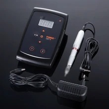 Татуировка пистолет дермограф брови тату машина ручка для перманентного макияжа бровей микроблейдинг макияж машина комплект швейцарский мотор