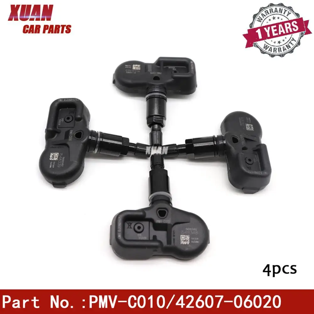 4 шт. датчик давления в шинах TPMS PMV-C010 для Scion iM Toyota Avalon Camry Corolla Highlander Prius C V Prime Rav-4 Yaris