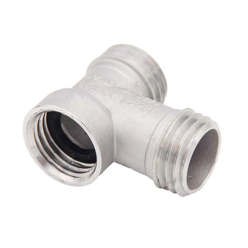 Carbonation Cap Tee Stainless Steel Fit Soft Drink PET Bottles Homebrew Kegging bottle cap stopper
