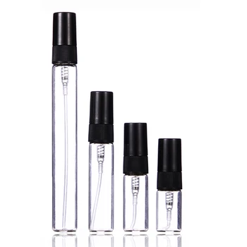

Factory Price 2ml 3ml 5ml 10ml Spray Bottle Perfume Fragrance Scent Vials Fine mist Atomizer Sample Clear Glass Vials Cosmetic