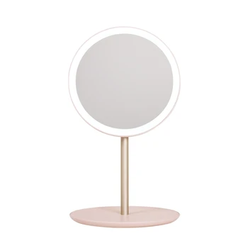 

Promotion! Makeup Vanity Mirror Rechargeable with Lights Smart Press Sensor Dimmable 1X/10X nifying Cosmetic Beauty High Defi