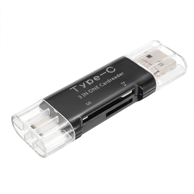 High-speed USB Card Reader Adapter For Android Computer Extension Headers For USB2.0/Type-C/Micro SD/TF Read High-speed USB Card Reader Adapter For Android Computer Extension Headers For USB2.0/Type-C/Micro SD/TF Read