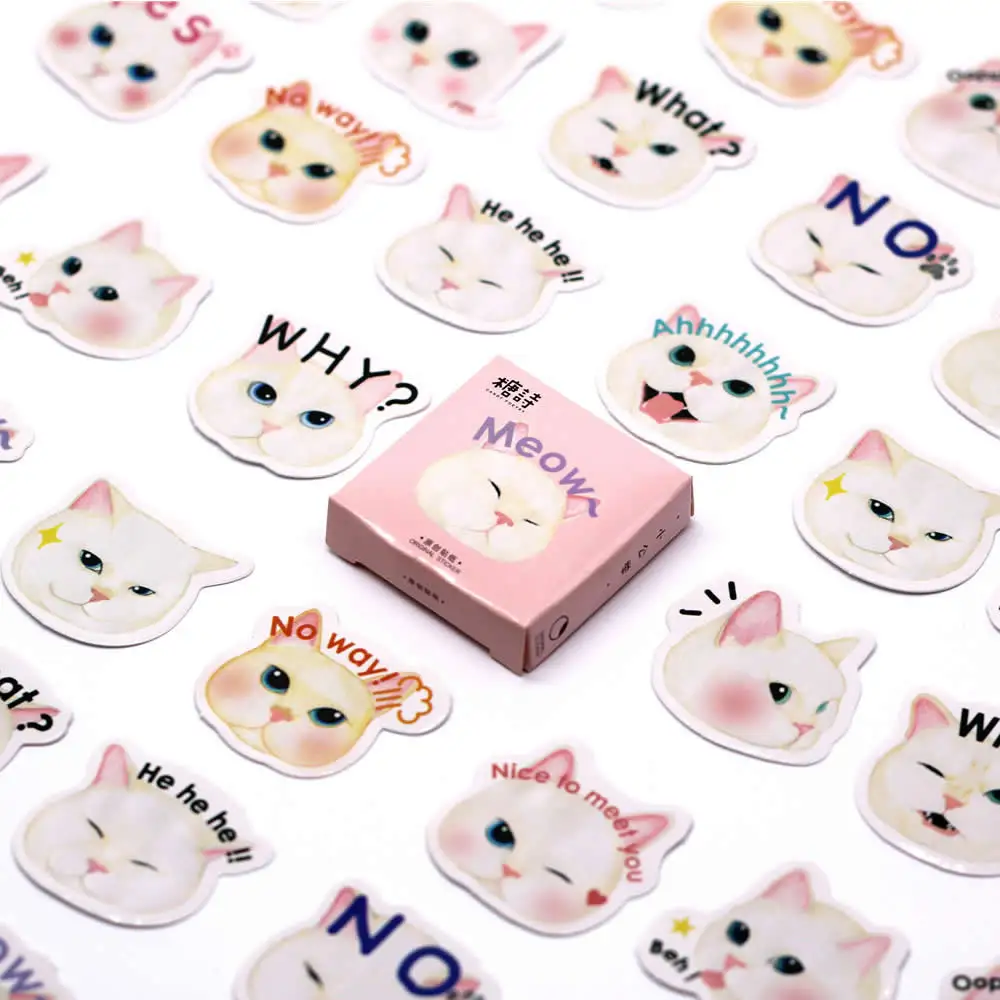 45 шт./упак. Kawaii милые Ван Гог, с рисунком в виде картины маслом Decoracion журнал стикеров Скрапбукинг канцелярские студенческим пакетом Office УП - Цвет: T