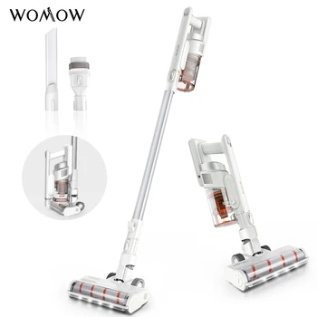 

Wireless Vacuum Cleaner Ultra Light Weight Strong Suction Stick Vacuum Cleaner 2in1 Quiet In-Vehicle Car For White Womow W5