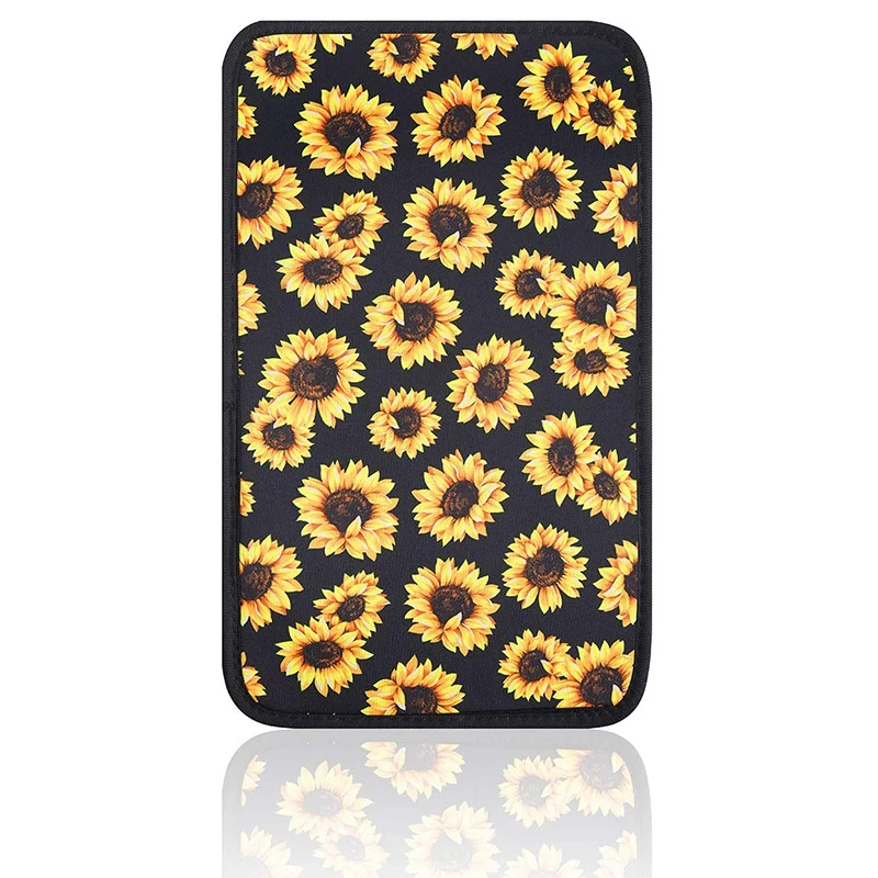 

Car Center Console Armrest Cover Pad, Universal Fit Soft Comfort Center Console Armrest Cushion for Car, Stylish Pattern Design