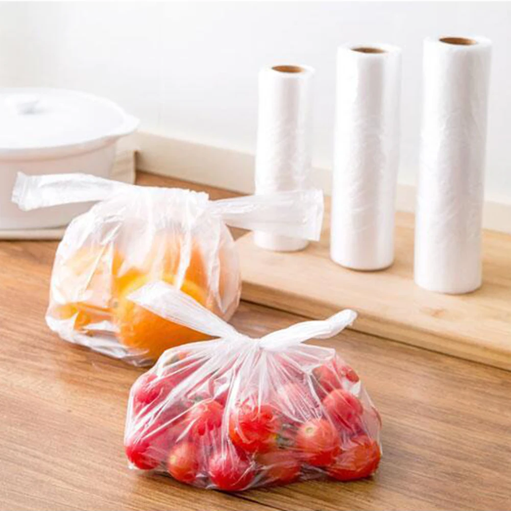 Plastic Wrap Roll Fruit Vegetable Cover 100pcs/roll Pe Clear Freezer