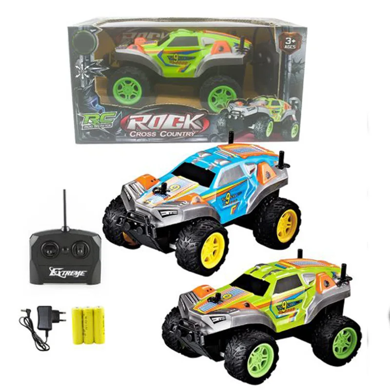 

Children Remote Control Electric Toy Car 4-Way Wireless Remote Control Model Mountain Buggy Rock Crawler Car Model