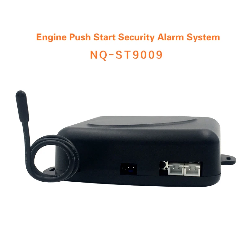  Balight One Way Car Alarm System with Engine Start LCD Remote Control Key Fob Case For B9 with sili