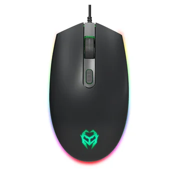 

RGB Backlight Gaming Mouse USB Wired Ergonomic Mice 1600 DPI 3 Buttons For PC Gamer Computer Desktop Computer Peripherals