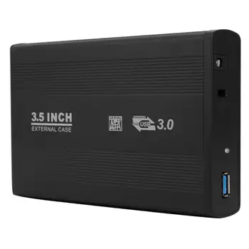 

3.5 inch Hard Disk Drive Case SATA to USB3.0 Adapter External HDD Enclosure