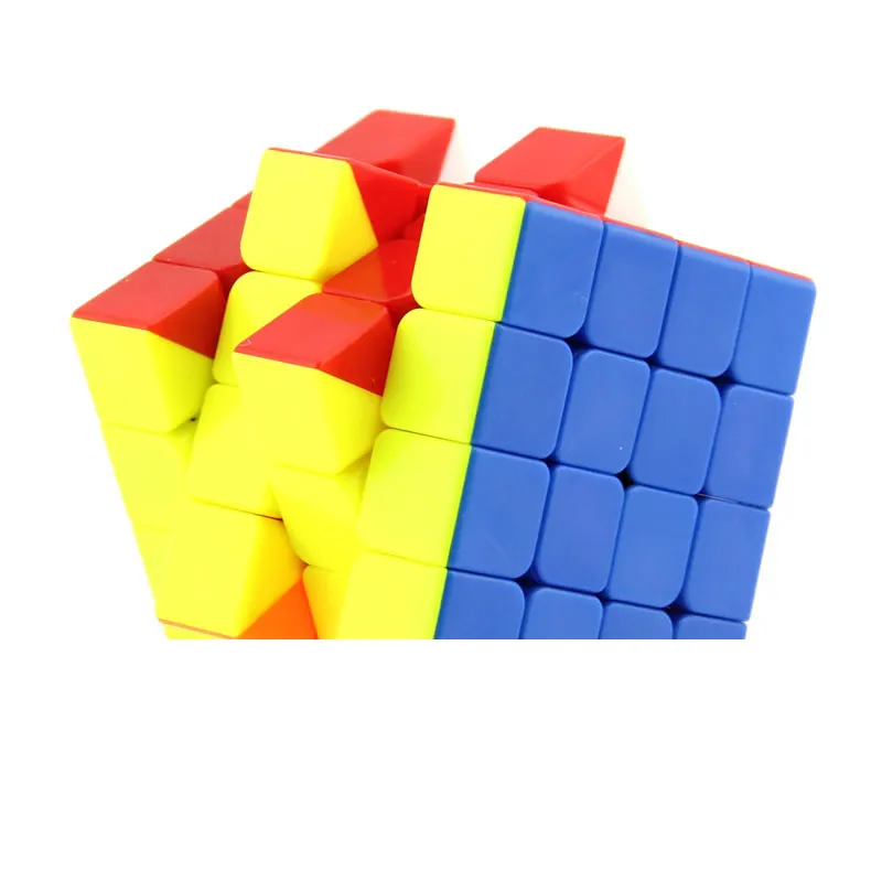 QiYi Wuque 4x4x4 волшебный куб MoFangGe XMD 4x4 Cubo Magico Профессиональный скоростной нео куб головоломка Kostka антистрессовые игрушки - Цвет: Stickerless
