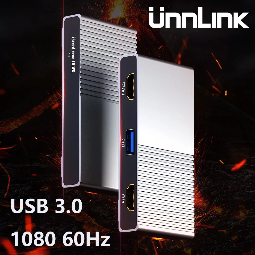 USB3.0 карта захвата игры видео Захват FHD 1080P @ 60 Гц запись в прямом эфире для ПК