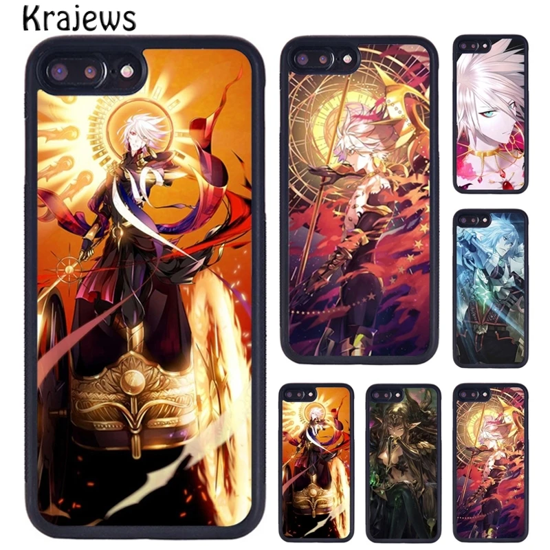 Krajews Anime Fate Apocrypha Karna Rubber Phone Case For iPhone 5 6S 7 8 plus 11 12 13 Pro X XR XS Max Samsung Galaxy S8 S9 S10 | Мобильные