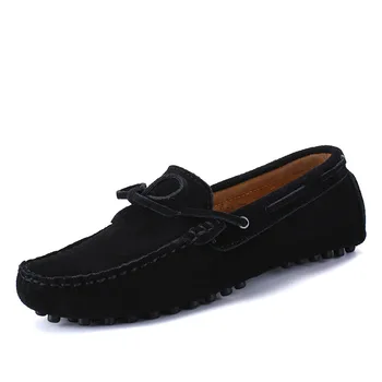 

Men Leather Shoes Luxury Casual shoes Men Loafers Moccasins sneakers Breathable Slip on Driving Men Shoes Plus Size