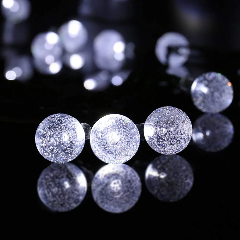 30 led лампы для газонов Солнечный водонепроницаемый светильник s открытый светильник ing для праздников вечерние украшения на Рождество перезаряжаемый светильник