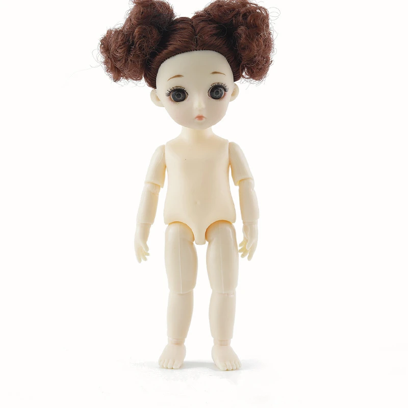 13 подвижных шарнирных 15 см 1/8 куклы игрушки BJD Детская кукла Обнаженная Женская мода тела Куклы Игрушки для девочек подарок нормальная кожа - Цвет: Brown E