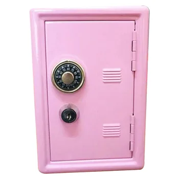 

New Creative Piggy Bank Mini Atm Money Box Password Digital Coins Cash Deposit Children New Year Gift-Pink