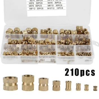

Round Nut Insert Embedded Corrosion resistance High-precision 210pcs M2-M10