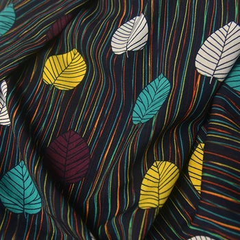 

Dark-Colored Stripes Chiffon Fabric Printed Polyester Chiffon Fabric for Long Skirt Trousers Shirt Top Clothing Table Cloth