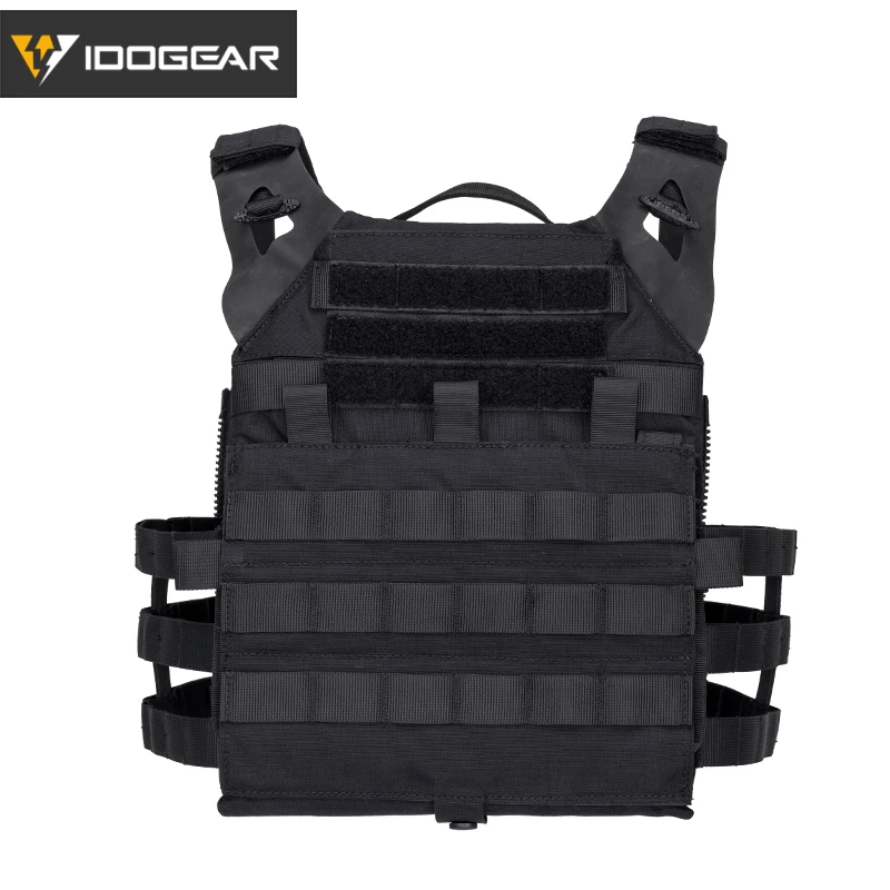 IDOGEAR JPC 2,0 тактический жилет страйкбол пластина Перевозчик MOLLE Body Armor военный 500D Нейлон тактическая армейская пластина Перевозчик 3312 - Цвет: Black