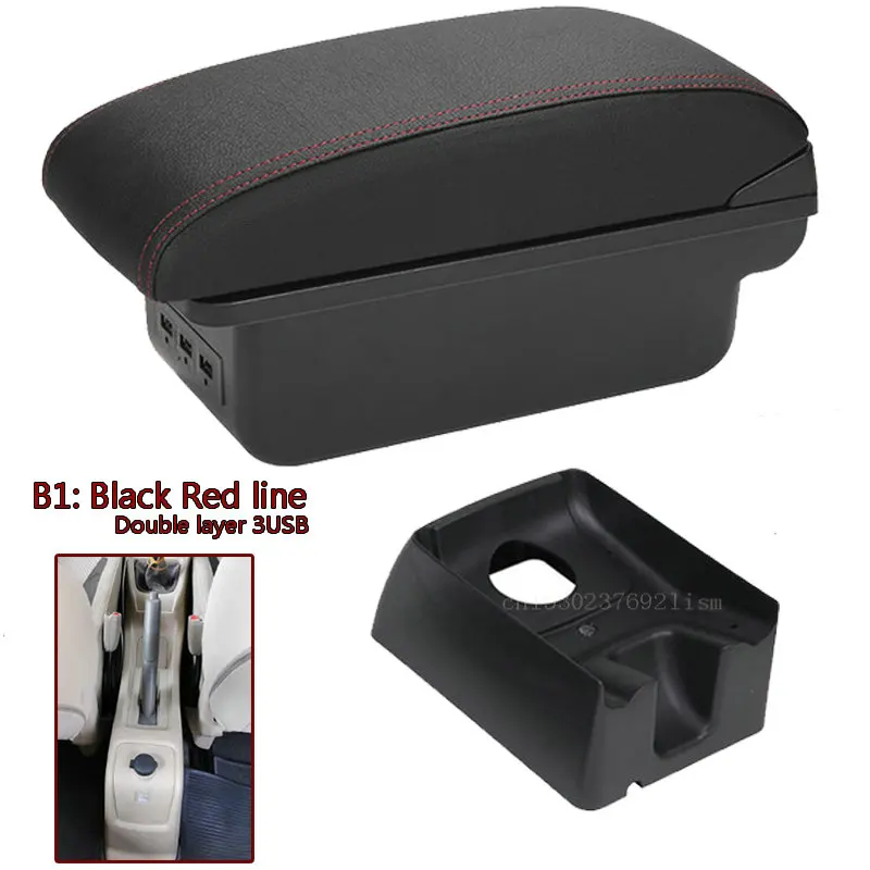 

For Suzuki Ertiga armrest box armrest universal car center console modification accessories with USB