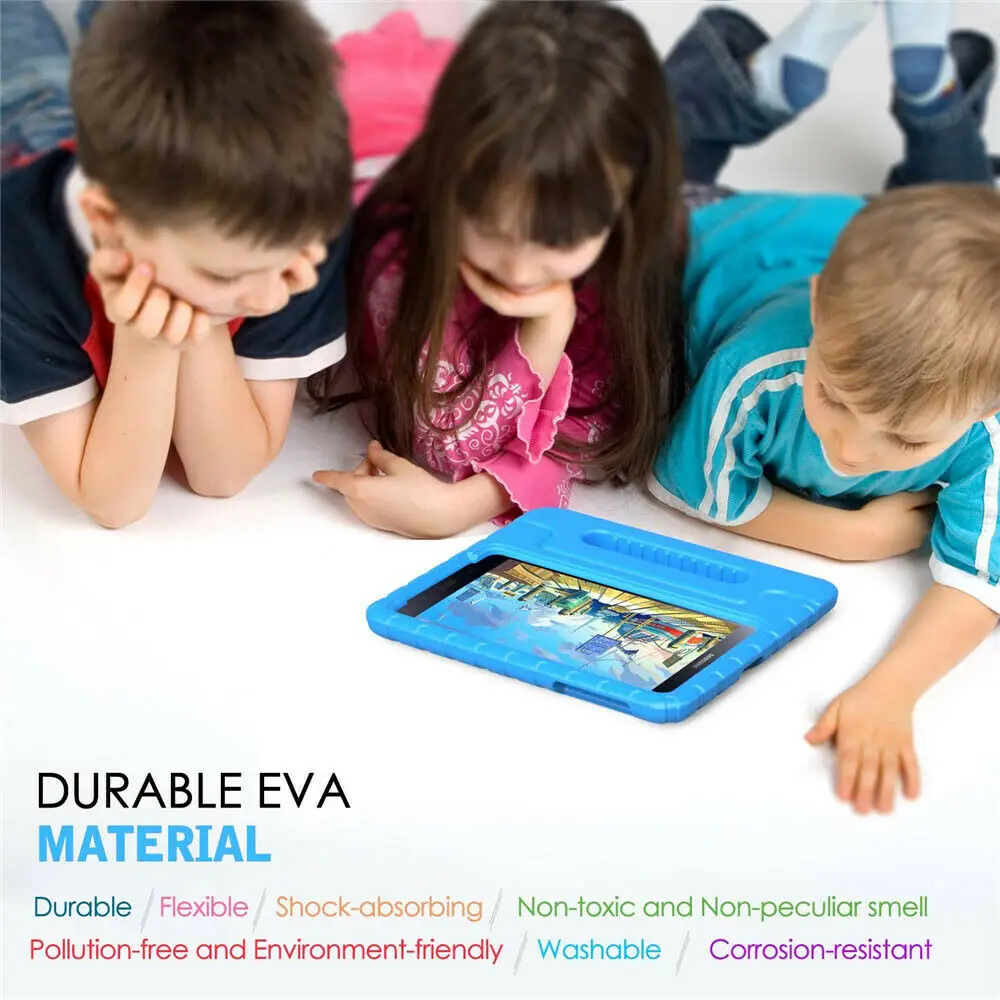 Детский безопасный противоударный EVA чехол для планшета для samsung Galaxy Tab A 8,0 SM-T380 T385 чехол EVA защитный чехол с держателем для рук