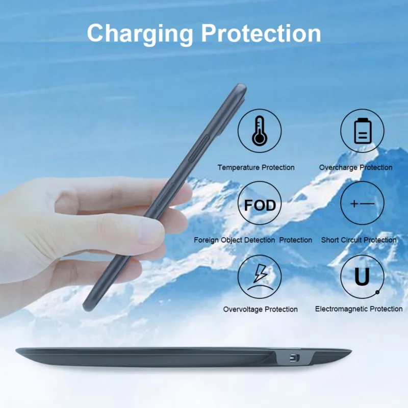 Ugreen 10 Вт Qi Беспроводное зарядное устройство для samsung S8 S7 Edge Быстрая зарядка Pad iPhone X