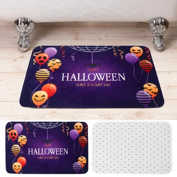 

Creative Halloween Floor Mat Anti-slip Floor Mat Floor Pad Halloween Floor Pad Halloween Floor Mat for Bath Kitchen Home A50