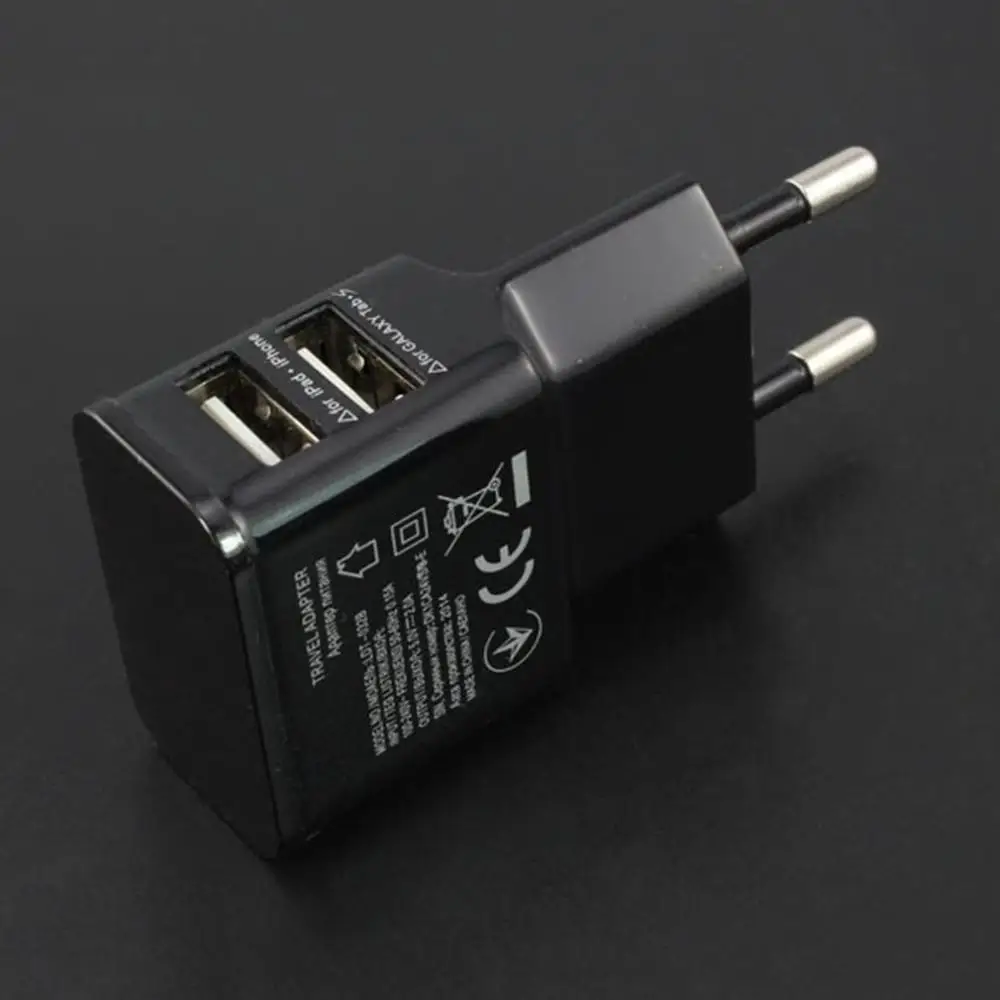 5V 2A EU US Plug 2 Usb зарядное устройство для мобильного телефона быстрое зарядное устройство для iPhone для Android настенный адаптер для путешествий
