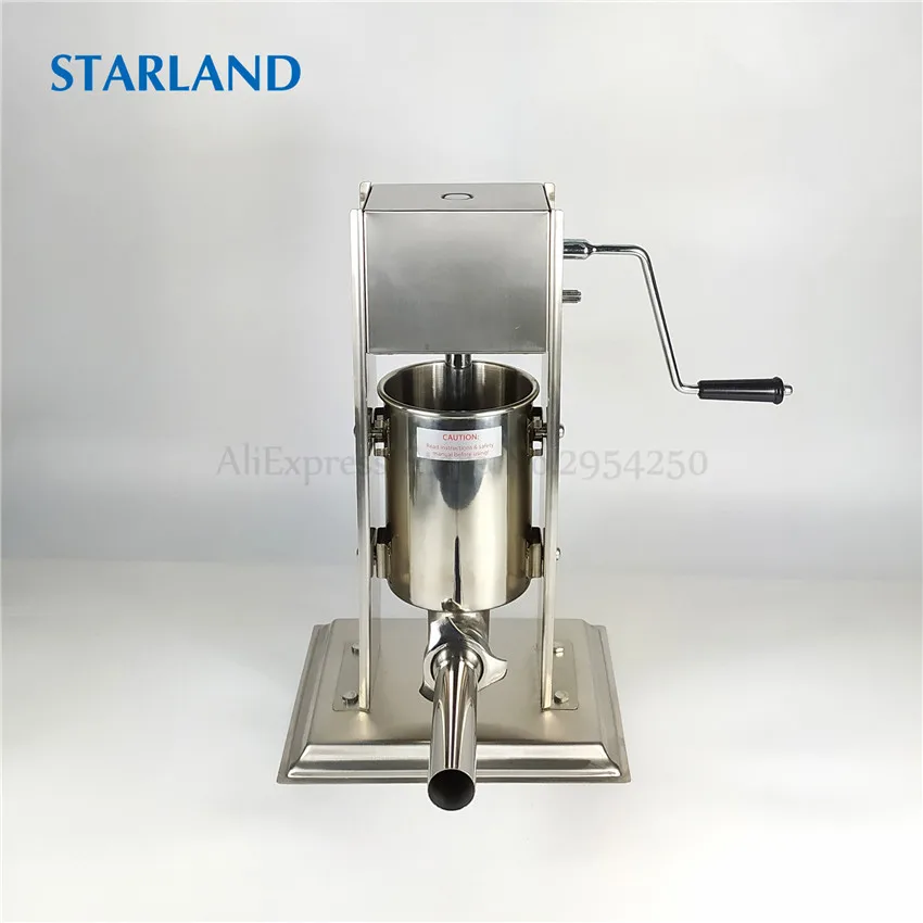 Commercial Churros Extruder 3L Spain Donuts Machine Stainless Steel Sausage Stuffer Latin Fruit Maker Vertical Sausage Filler