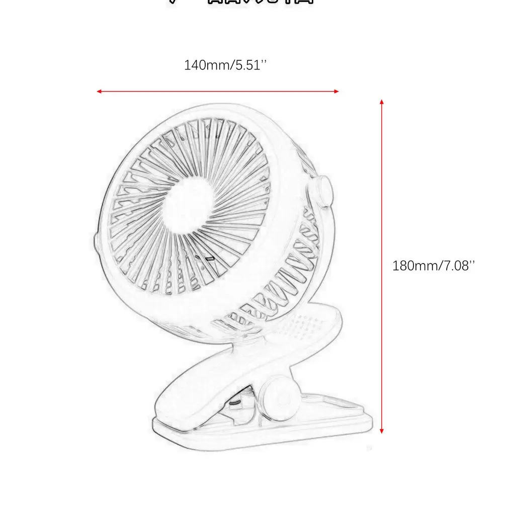Кондиционер usb зарядка 3 Лопасти Вентилятор охлаждения с зажимом регулируемый угол мини вентиляторы для офиса дома прочный Супер Бесшумный кулер