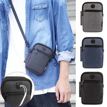 

Summer Women/men Mini Bag Shoulder Multi-function Mobile Phone Bag Outdoor Sports Bag Cell Phone Line Exposed Cycling Bag#G30