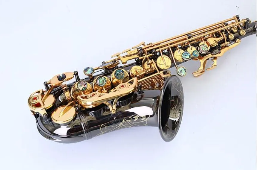 KALUOLIN изогнутый саксофон сопрано S-991 Bb посеребрение латунь высокое качество Sax профессиональные накладки для мундштука