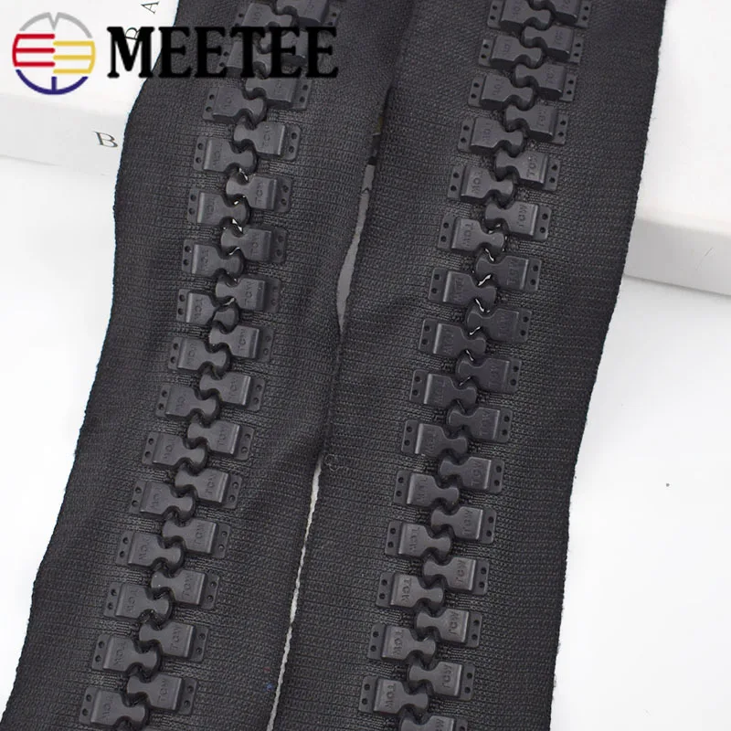 Meetee 1/2M 30 # полимерная застежка молния с слайдером Экстра широкая наружная сумка