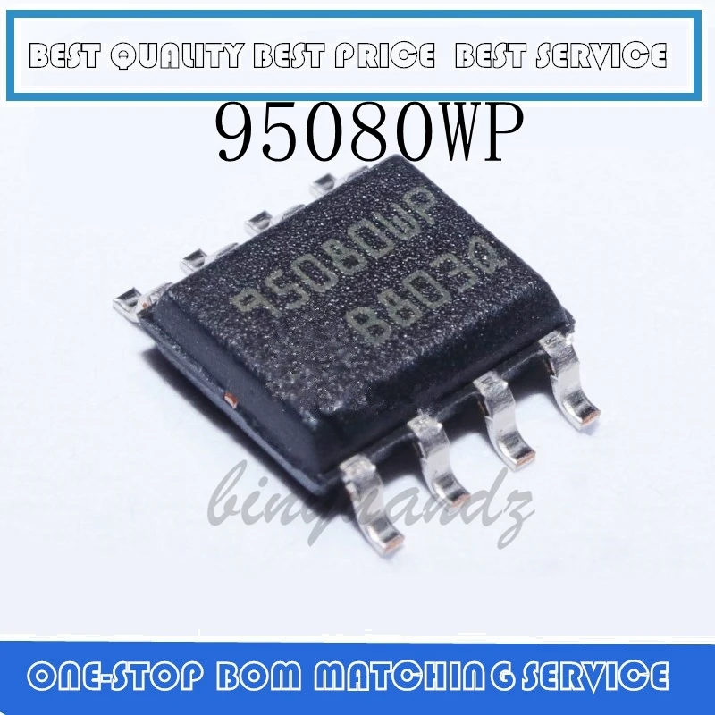 30PCS 95080 M95080-WMN6TP 95080WP SOP-8 | Электроника