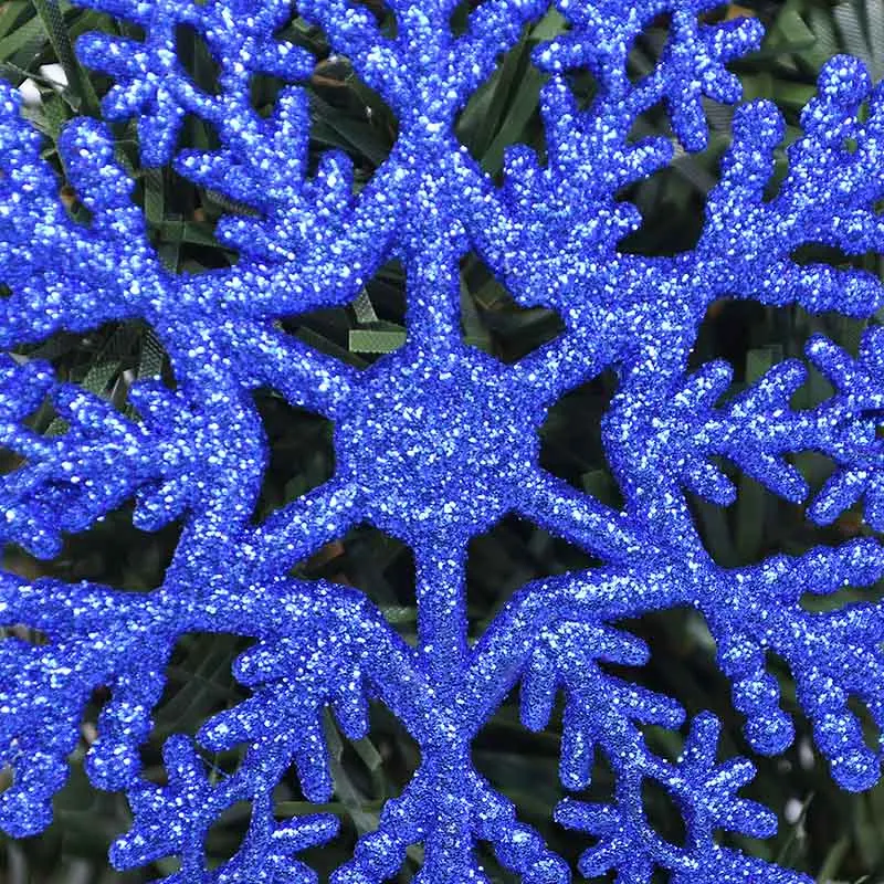 6 шт. зимние Замороженные вечерние Рождественские снежинки украшения 3D Полые Снежинка из бумаги Гирлянда Рождество год Настенный декор