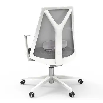 

Black-and-white Computer Chair, Home Office Chair, Study Chair, Back-up Chair, Comfortable And Long-term Study Chair