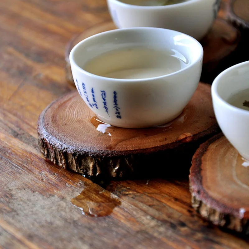 

2019 NEW Household Wood Chips For Children Natural Chinese Fir Wood Chips DIY Painted Small Round Wood Chips