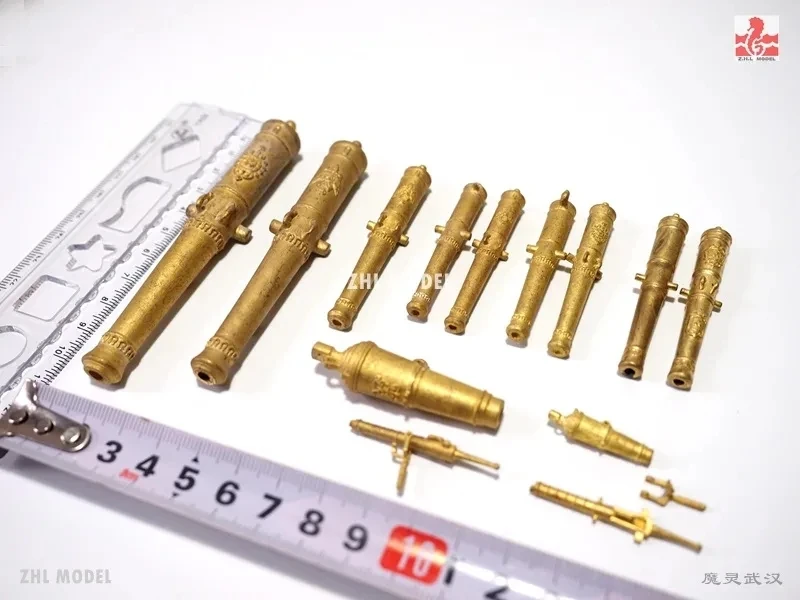 ZHL 18 шт сервис для Франции пушки чистая литая медь L 55,6 мм