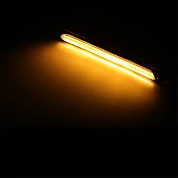 

2x Fog Lamp Daytime Light DRL Day Lights Daylight Amber White Waterproof