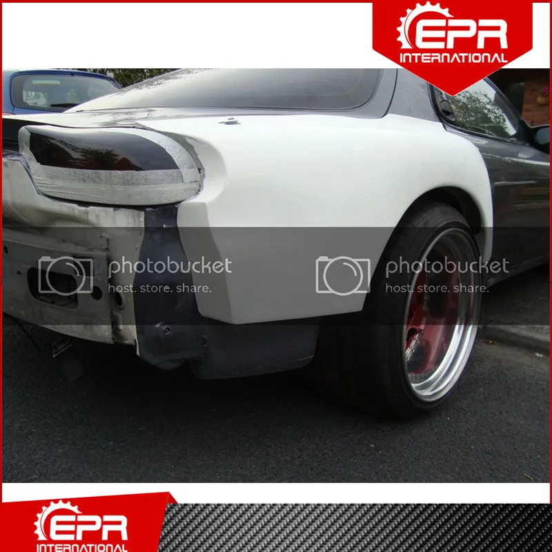 Для RX7 FD 1993-1997 BN в блистерной упаковке Стекло волокно широкий заднее крыло FRP