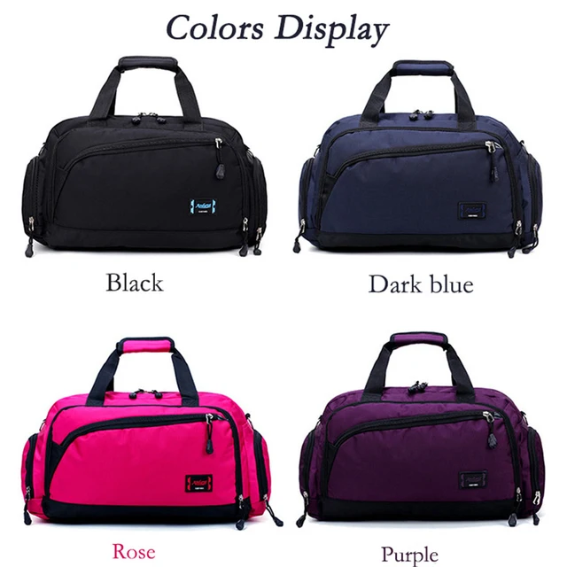 Gym Bags Men Sports Fitness Pack Cylinder One Shoulder Sport Bag Women's Handbags Travel Bags Nylon Waterproof Handbag Package 3