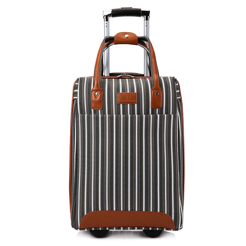Graybar Luggage 20 дюймов Оксфорд сумки на колёсиках набор Spinner Женский Бренд чемодан колеса полоса носить на дорожные сумки - Цвет: Graybar Luggage