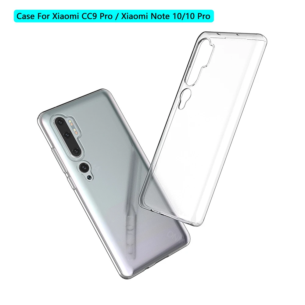 Mi Note 10 Case For Xiaomi Mi CC9 Pro CC9e TPU Silicon Clear Fitted Bumper Soft Case for Xiaomi Mi Note 10 Lite Pro Back Cover