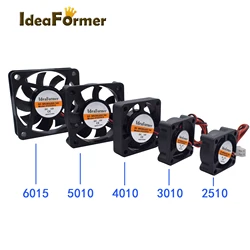 Enhanced Cooling Fans for 3D Printers - Brushless DC with 2-Pin Wire