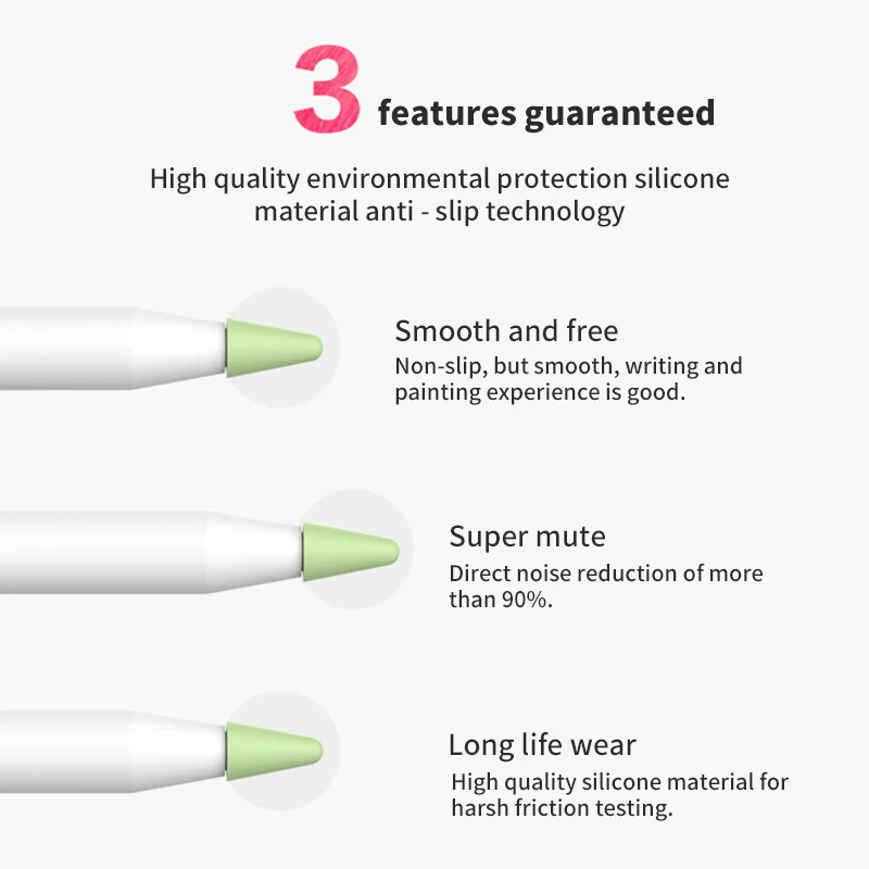 Для Ipad Pencil 1st и 2nd ультратонкий защитный наконечник Чехол Стилус силиконовый сменный защитный наконечник Чехол Стилус